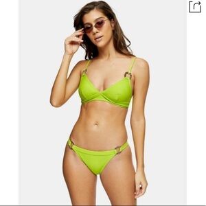 🌴 Topshop ring high leg bikini bottoms